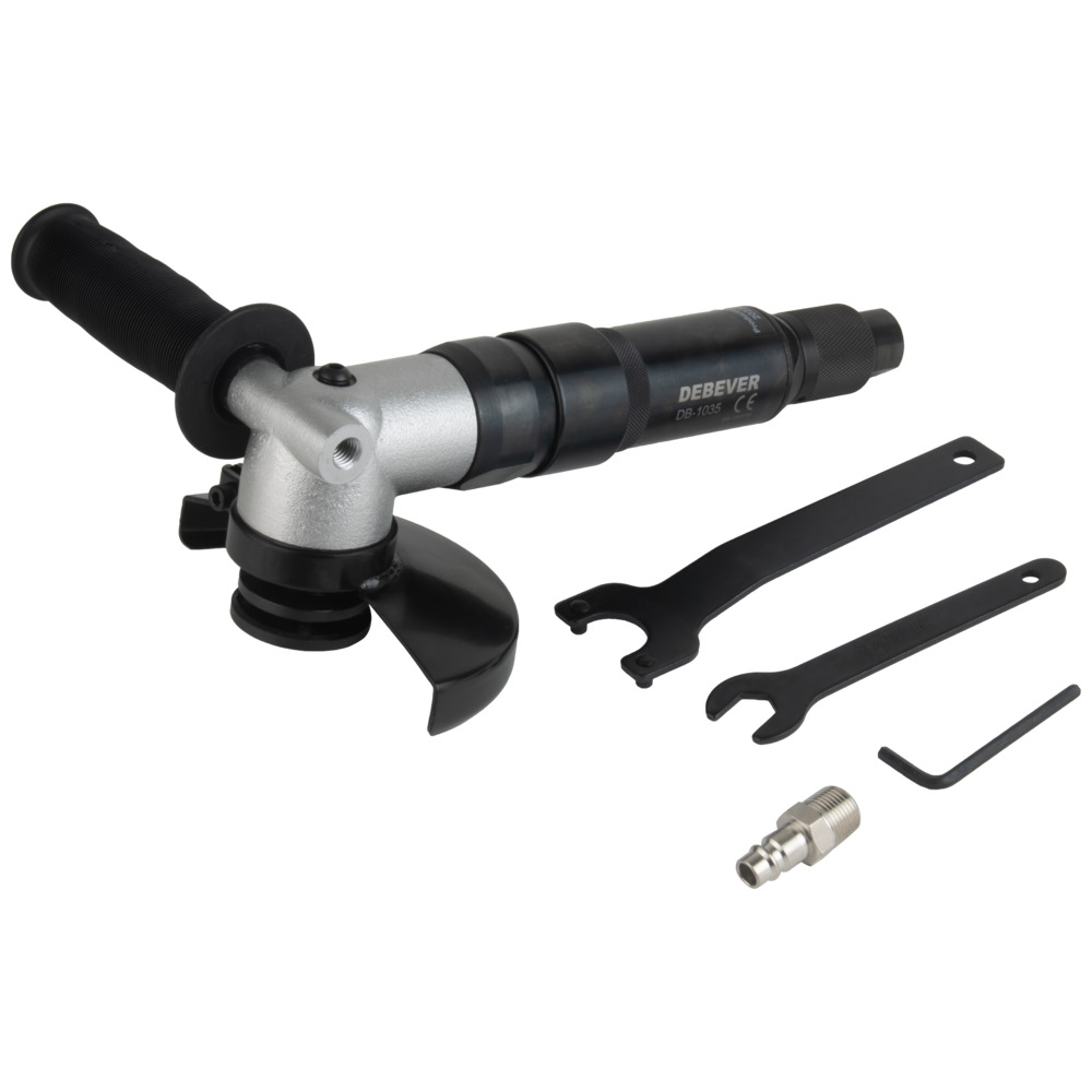 Угловая шлифовальная машина пневматическая 125 мм; поворотное кольцо; 12000 об/мин